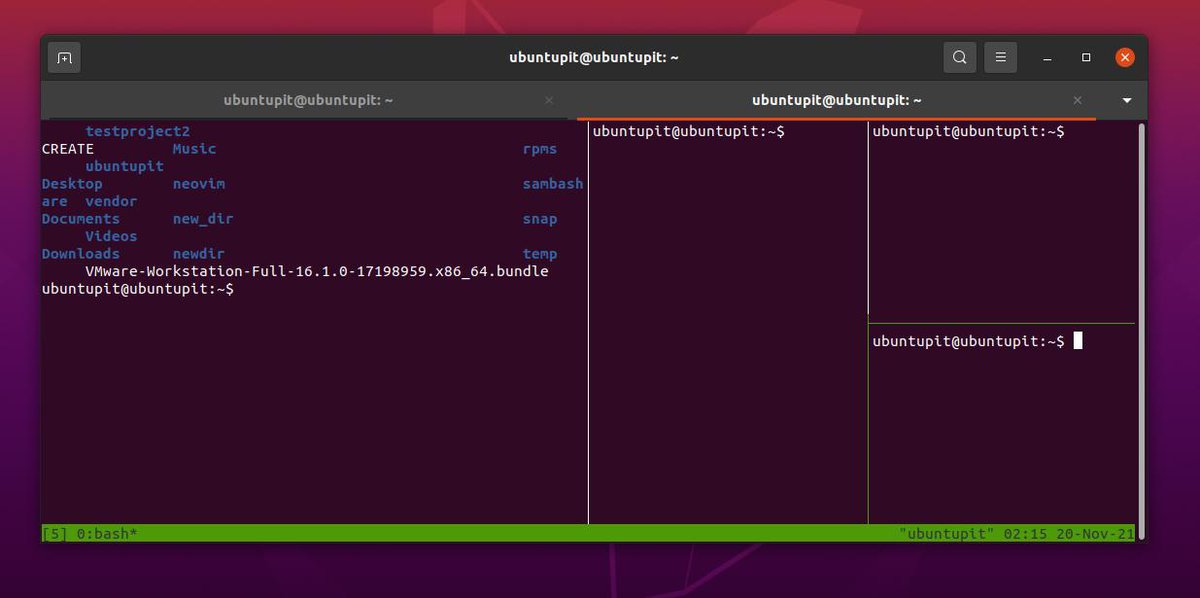 How To Install And Use Tmux Terminal Multiplexer In Linux System