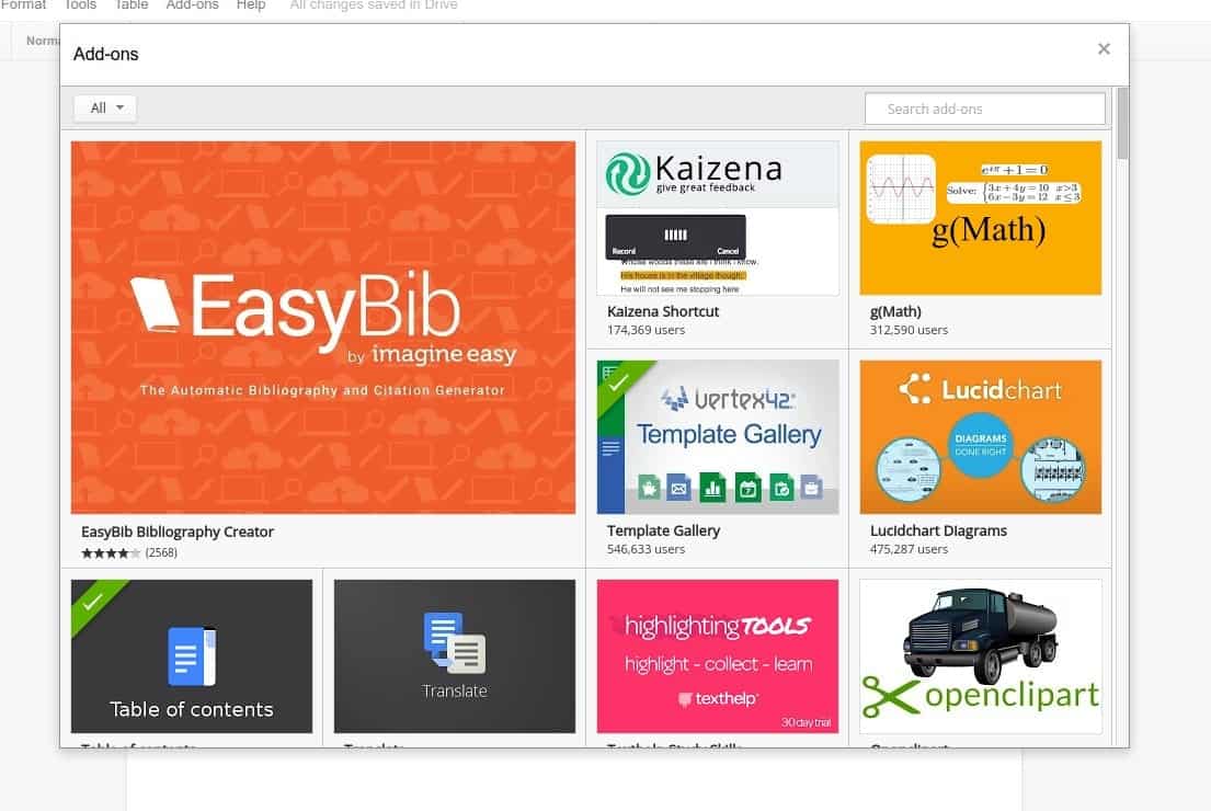 Use-of-Add-ons-to-Expand-the-Google-Docs’s-Functionality