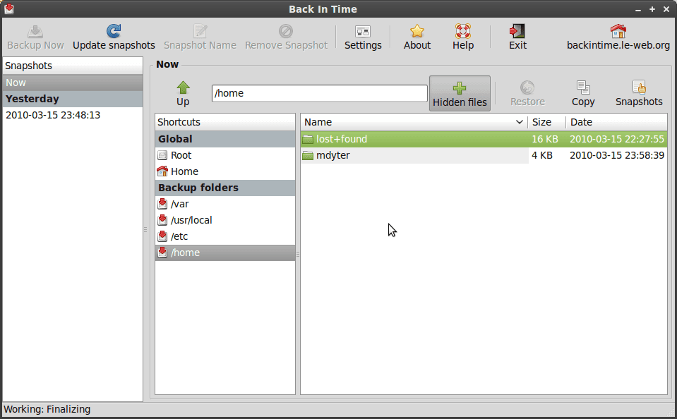 Free open source backup software