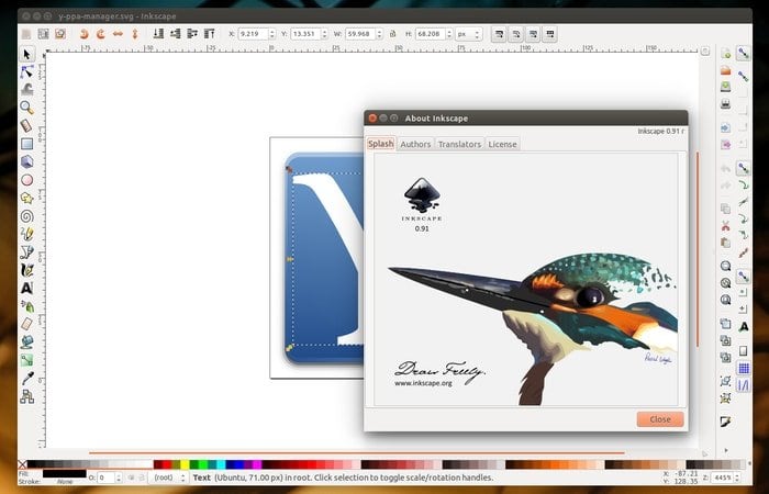 inkscape linux flat file