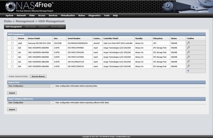 NAS4Free - An Embedded Storage Solution