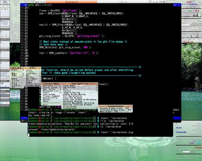 how do you get into the linux window on a mac