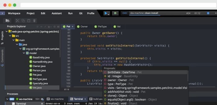 Eclipse Che – An Next-Generation Developer Workspace Server and Cloud IDE