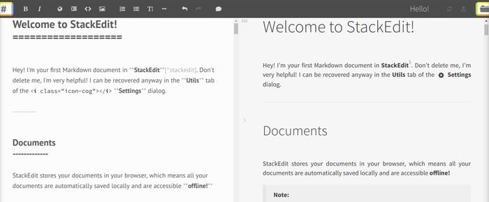 Stackedit - Un Éditeur De Markdown Open-Source Et Moderne Dans Le Navigateur