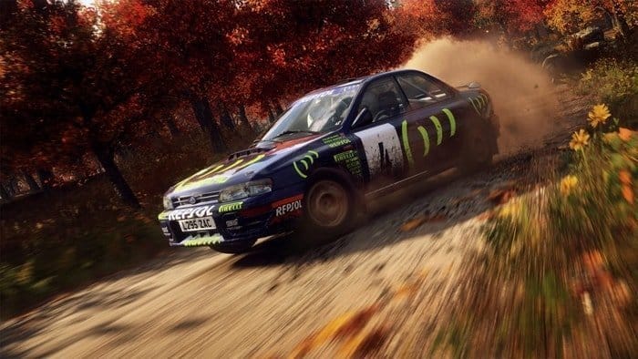 dirt rally racing game