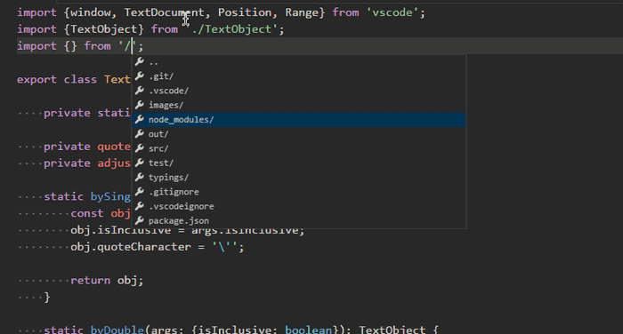 Visual Studio Code Extension Examples