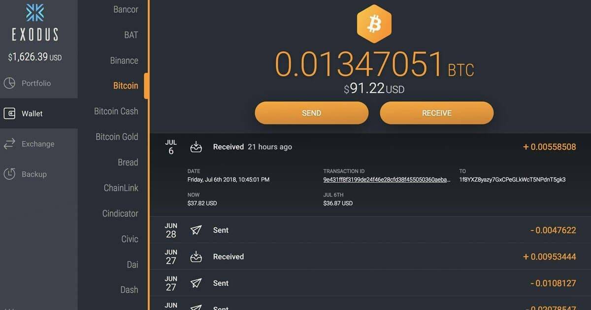 cryptocurrency wallet for pc