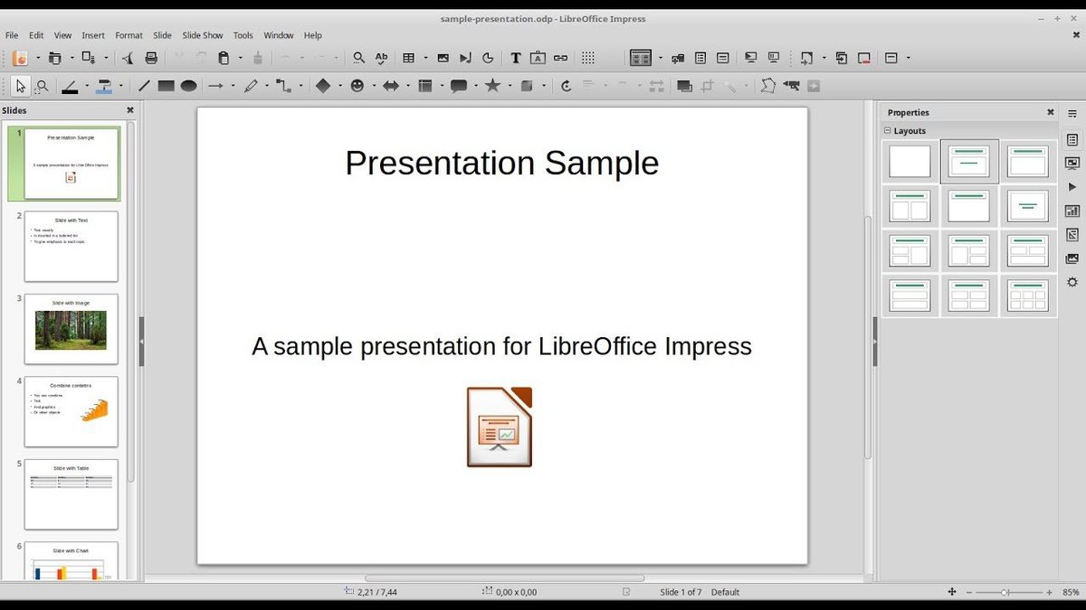presentation software for linux