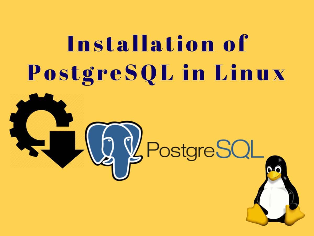 install PostgreSQL database