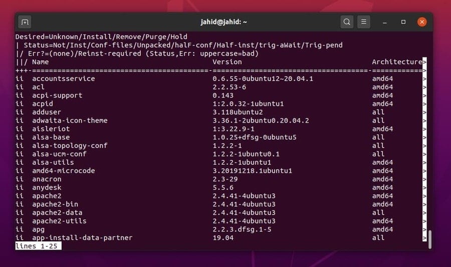 How To List Installed Packages In Linux Using Package Management