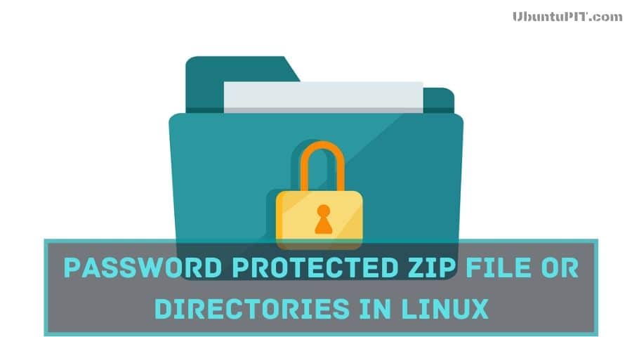 creating password protected zip file