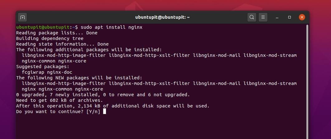 How To Install Nginx Web Server On Ubuntu Linux A Tutorial For Beginners