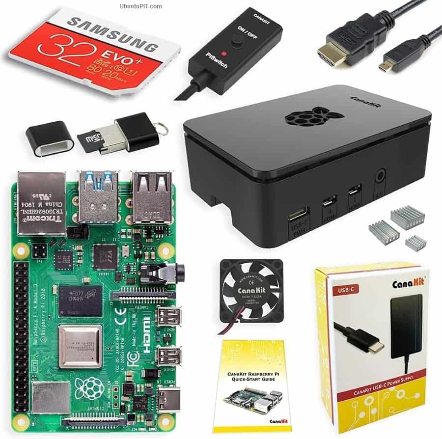 CanaKit Raspberry Pi 4 4GB Starter Kit – 4GB RAM