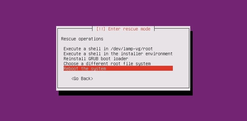 install ubuntu from usb grub