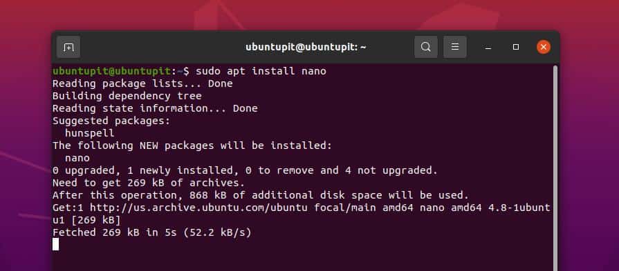 How To Install Latest GNU Nano Text Editor In Linux Desktop