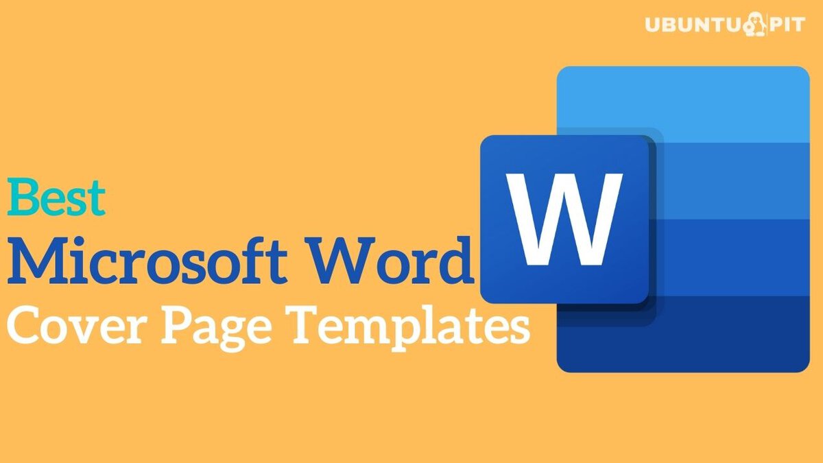 free cover page templates for word 2010