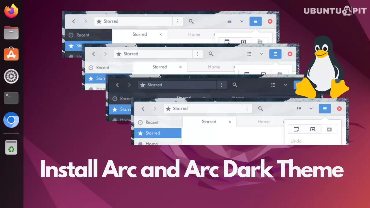 How to install Arc themes and icons on Ubuntu